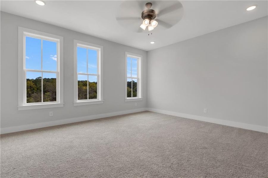 Spacious, unfurnished interior of a new home in Echo Park, Suwanee (Image 14). Spacious, unfurnished interior of a new home in Echo Park, Suwanee (Image 14).