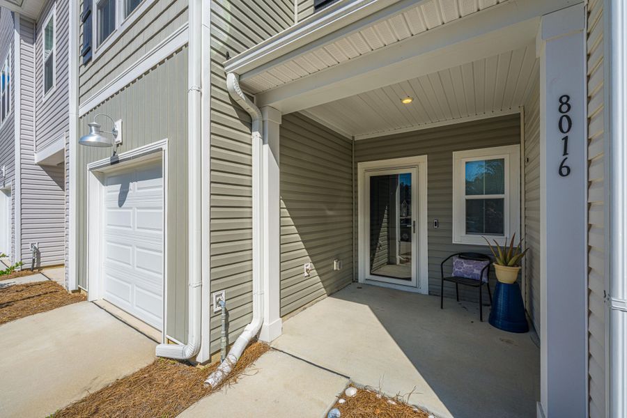 Exterior details and patio area of a home in , Charleston (Image 2). Exterior details and patio area of a home in , Charleston (Image 2).