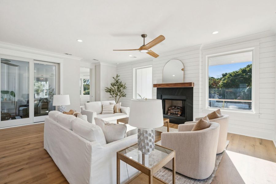 Furnished interior view inside a new home in , Isle Of Palms (Image 8). Furnished interior view inside a new home in , Isle Of Palms (Image 8).