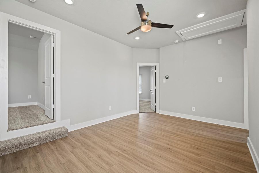 Media room or flex space, make it your own.