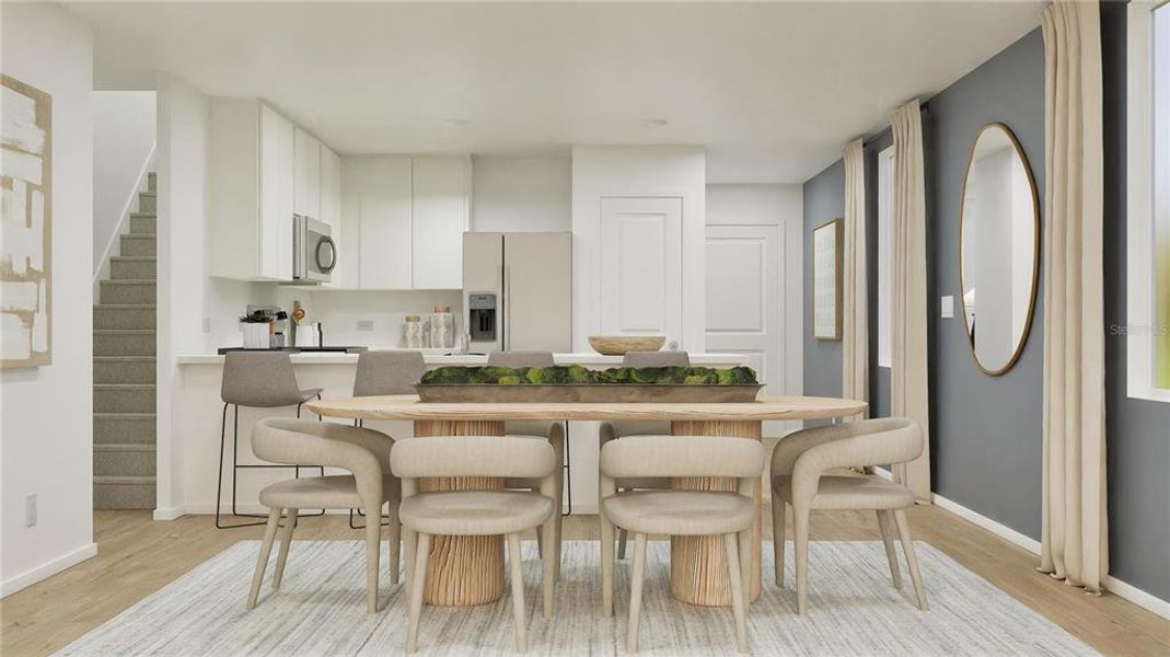 Furnished interior view inside a new home in Ranches at Lake McLeod, Eagle Lake (Image 13).