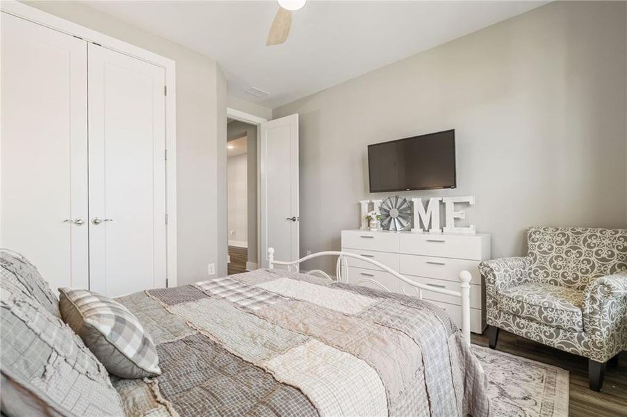 Furnished interior view inside a new home in Crescent Pointe at Great Sky, Canton (Image 37).