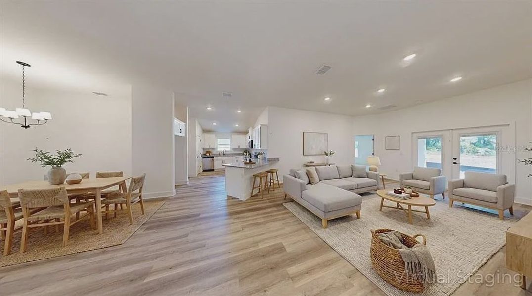 Furnished interior view inside a new home in Briarwood, Alachua (Image 14).