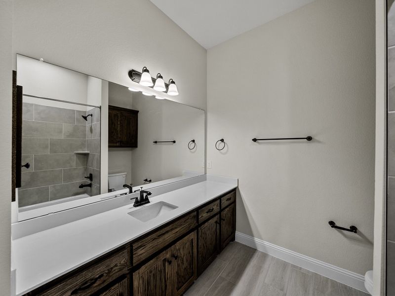 Representative furnished interior of a home built from the Jude by Robbie Hale Homes in High Meadows Estates, Nevada (Image 12).