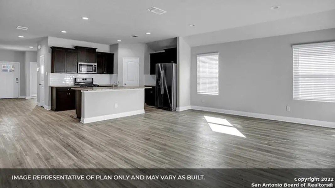 Furnished interior view inside a new home in Arroyo Ranch, Seguin (Image 4).