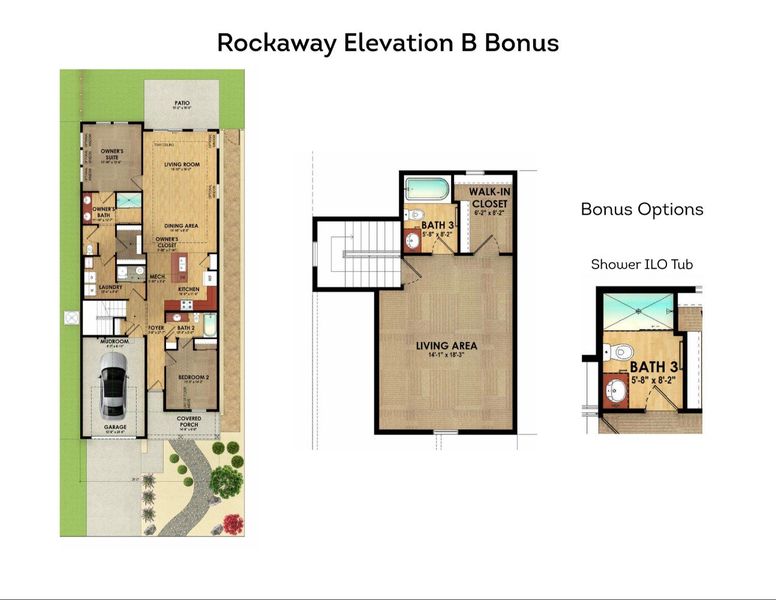 2D floor plan layout for the Rockaway by Epcon Communities in Chipeta Hollows, Grand Junction, CO (Image 19). 2D floor plan layout for the Rockaway by Epcon Communities in Chipeta Hollows, Grand Junction, CO (Image 19).