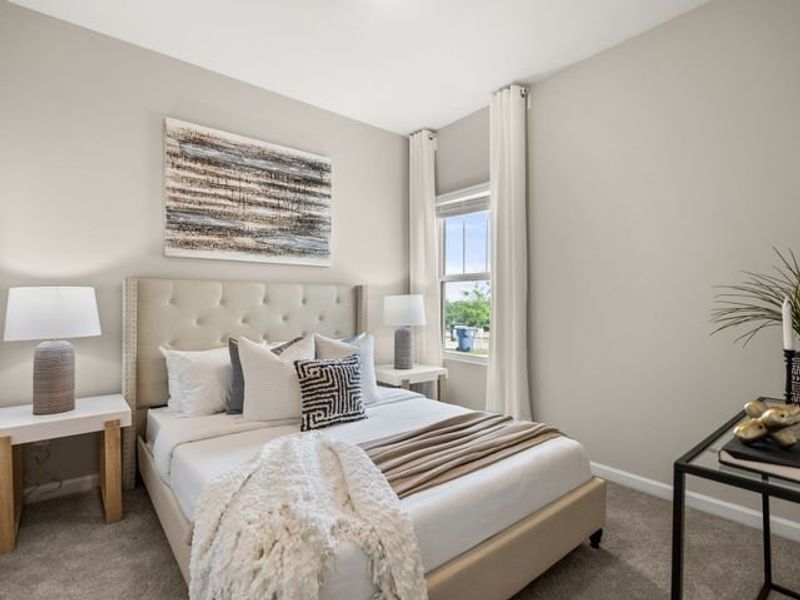 Representative furnished interior of a home built from the Canterbury by True Homes in Reedy Fork Middleton, Greensboro (Image 23).