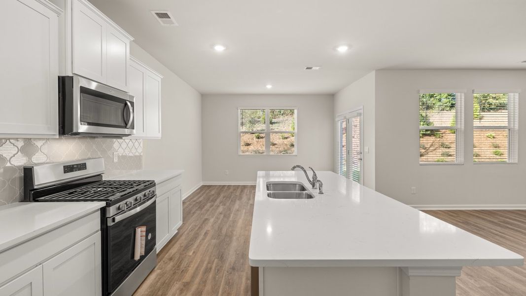 Representative furnished interior of a home built from the Darwin by D.R. Horton in Poplar Preserve, Newnan (Image 10).