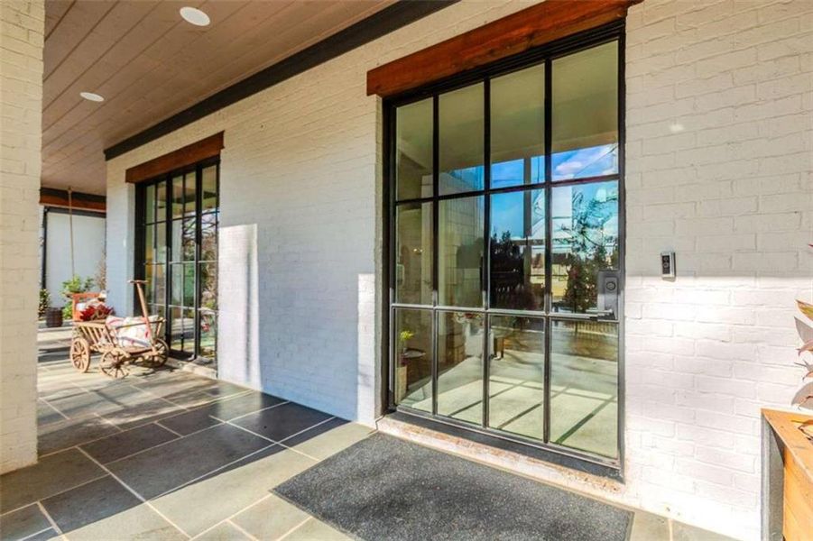 Exterior details and patio area of a home in , Dacula (Image 3).