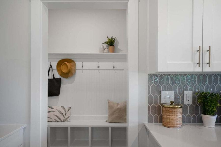 Mudroom with Built-Ins