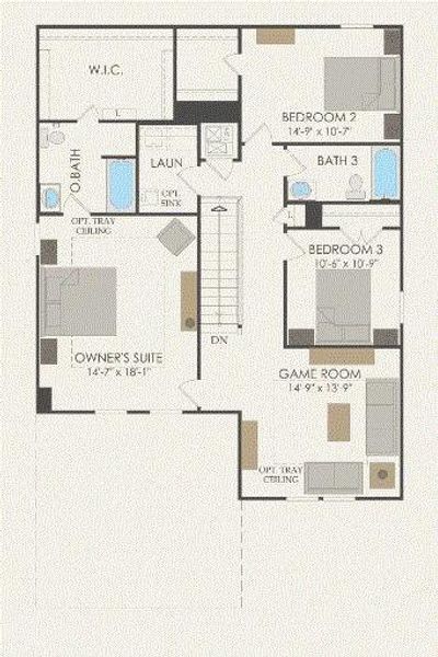 Pulte Homes, Mesilla floor plan