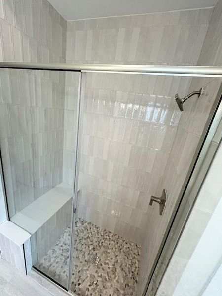Walk-in shower in Primary Bath
