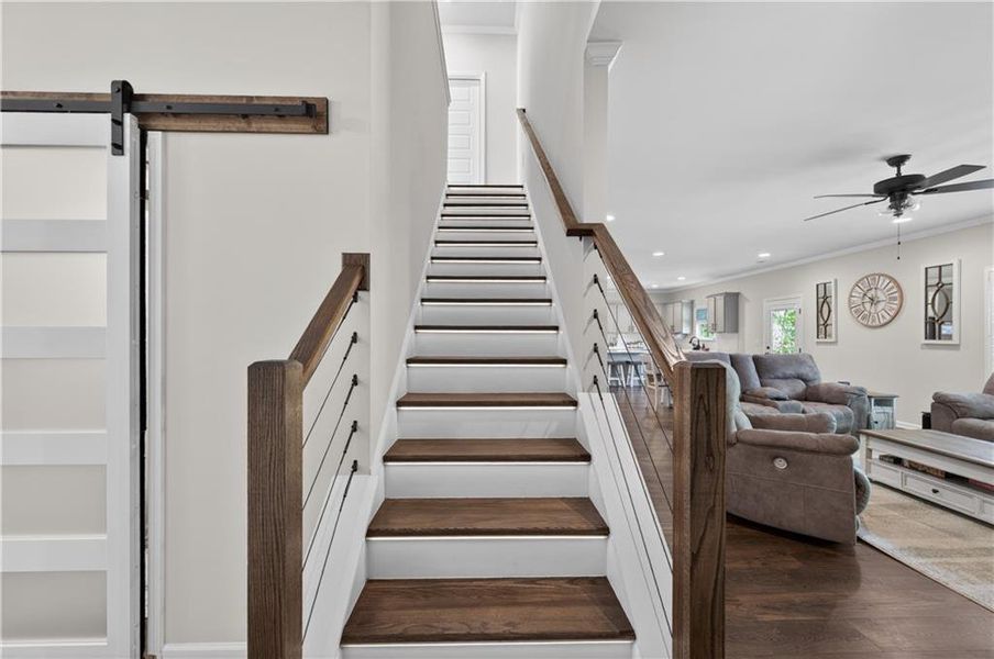 Furnished interior view inside a new home in , Dahlonega (Image 21).