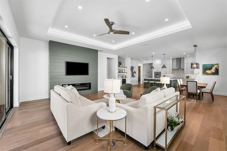 Furnished interior view inside a new home in , Orlando (Image 5).