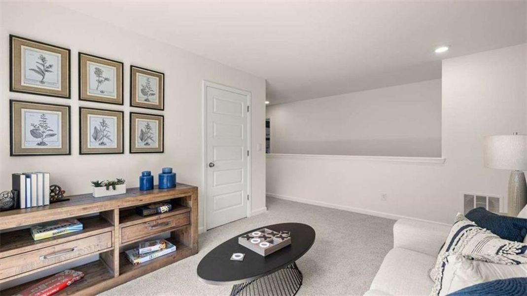 Furnished interior view inside a new home in Jackson Landing, Jefferson (Image 8). Furnished interior view inside a new home in Jackson Landing, Jefferson (Image 8).