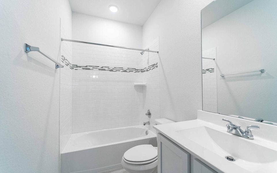 Furnished interior view inside a new home in Pecan Estates, Crosby (Image 2).