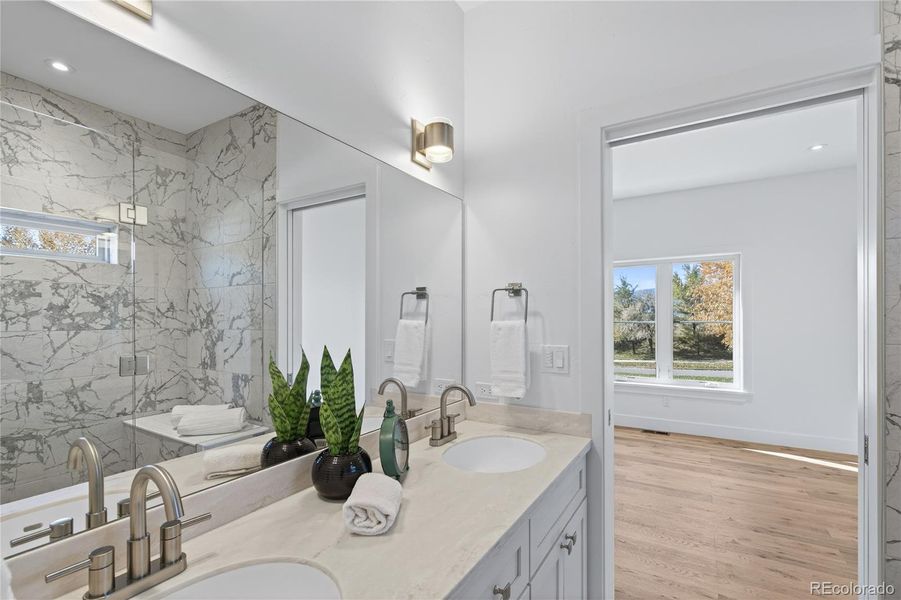 Furnished interior view inside a new home in , Silt (Image 14).