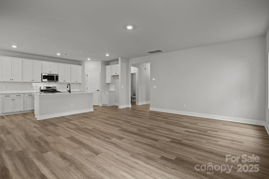 Living LVP throughout the entire first floor