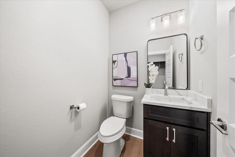 Furnished interior view inside a new home in , Godley (Image 36).