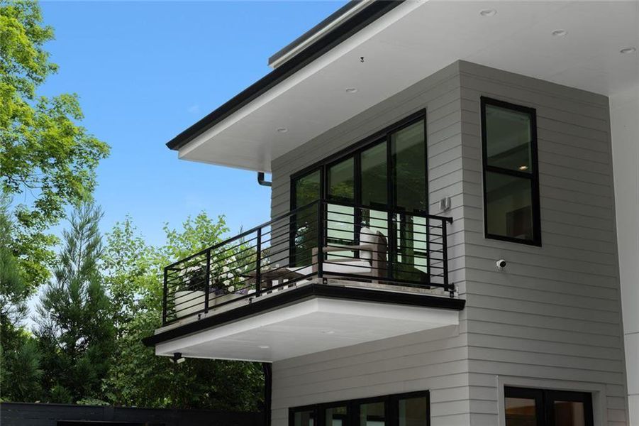 Exterior details and patio area of a home in , Atlanta (Image 26).
