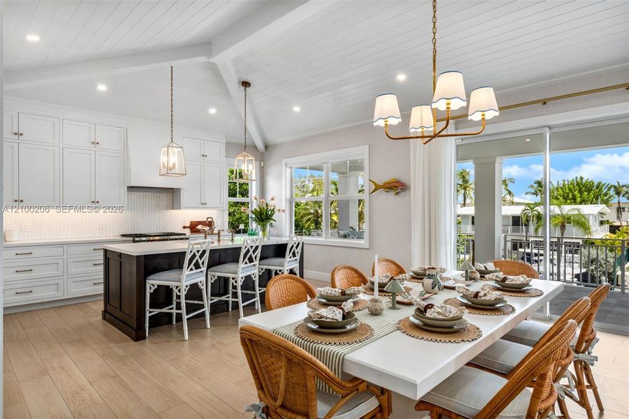 Furnished interior view inside a new home in , Tavernier (Image 67).