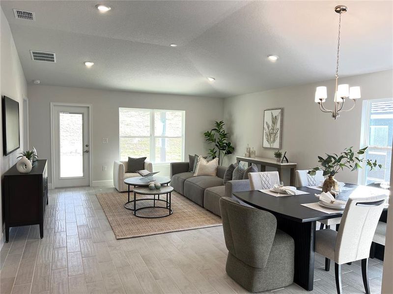 Furnished interior view inside a new home in Abbey Glen, Dade City (Image 14).