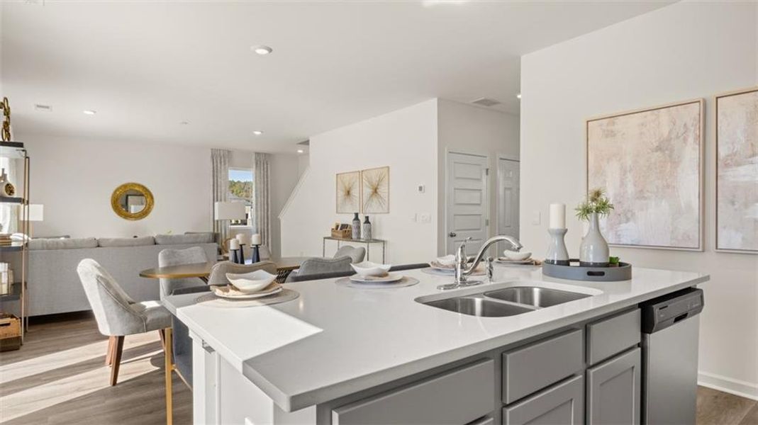 Furnished interior view inside a new home in Locust Grove Station - Cedar Ridge, Locust Grove (Image 16).