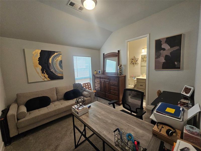 Furnished interior view inside a new home in M3 Ranch, Mansfield (Image 27). Furnished interior view inside a new home in M3 Ranch, Mansfield (Image 27).
