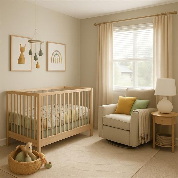 Furnished interior view inside a new home in The Hills at Cedar Creek, Winder (Image 9).