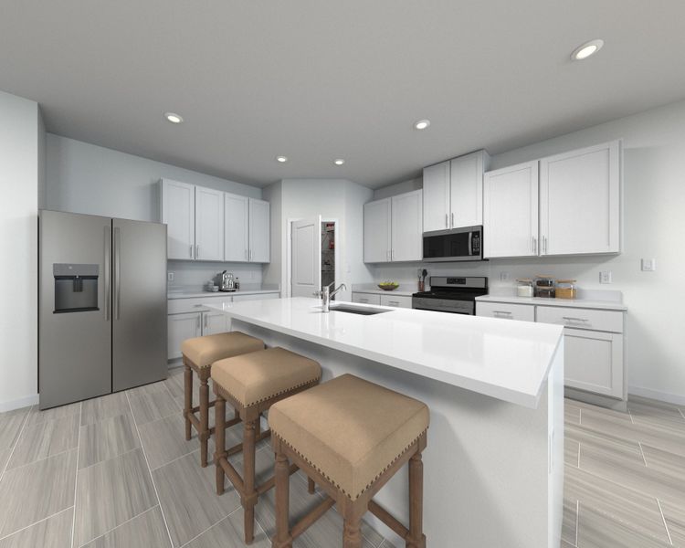 Furnished interior view inside a new home in Magnolia Bay - Classic Series, Nokomis (Image 4).