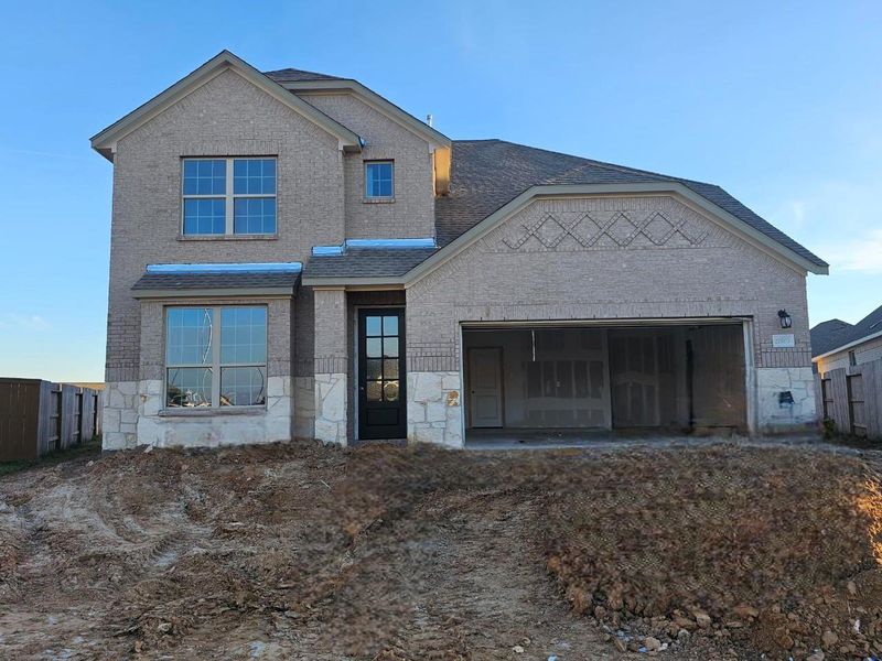 In-progress construction of a new home in , Katy, TX (Image 17).