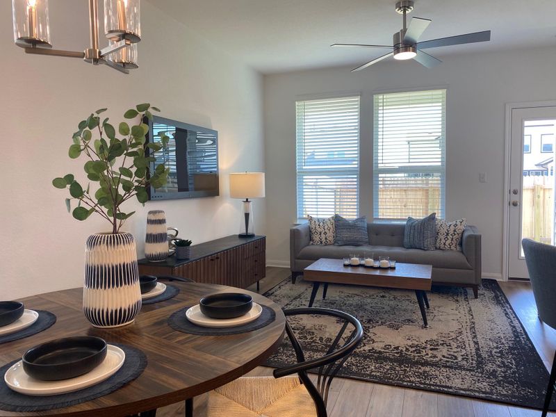 For demonstration purposes only. This will be the same interior layout. Colors can vary.