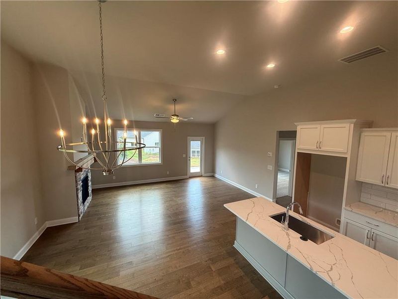 Furnished interior view inside a new home in , Canton (Image 6).