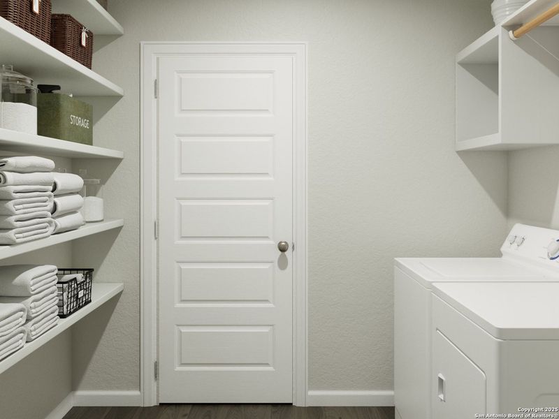 Furnished interior view inside a new home in Katzer Ranch, Converse (Image 14).