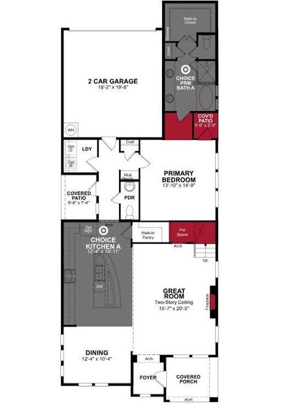 Beazer Homes Wildflower Ranch Brazos floorplan Beazer Homes Wildflower Ranch Brazos floorplan