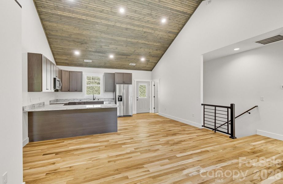 Furnished interior view inside a new home in , Asheville (Image 5). Furnished interior view inside a new home in , Asheville (Image 5).