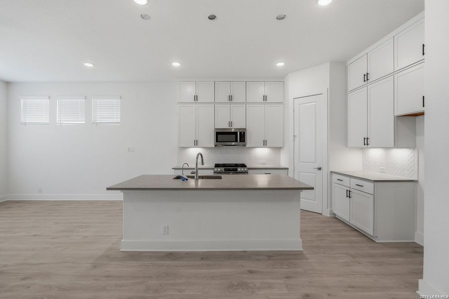 Furnished interior view inside a new home in Prominence, San Antonio (Image 12).