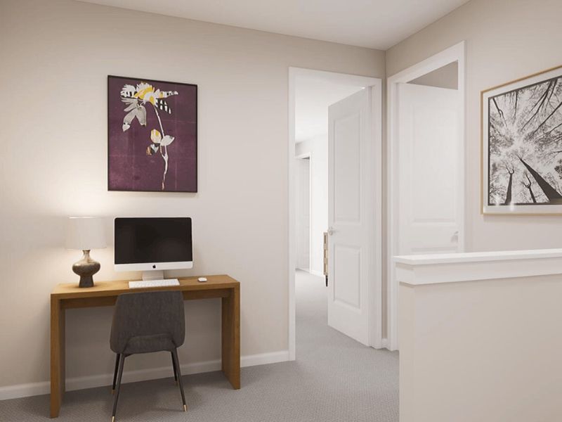 Representative furnished interior of a home built from the Falcon by Tri Pointe Homes in Camryn at Southbridge, Fort Mill (Image 7). Representative furnished interior of a home built from the Falcon by Tri Pointe Homes in Camryn at Southbridge, Fort Mill (Image 7).