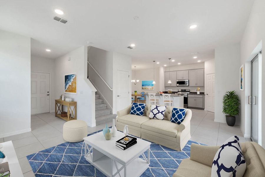 Entry and Living Room