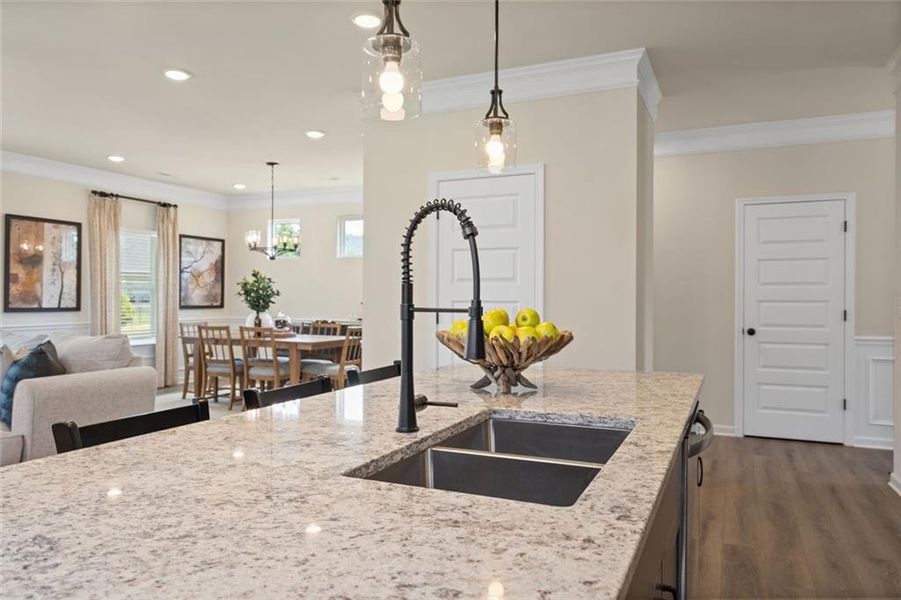 Furnished interior view inside a new home in Hillcrest Park, Ringgold (Image 12).
