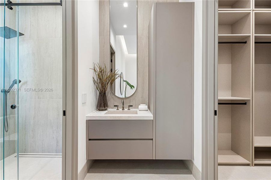 Furnished interior view inside a new home in , Pinecrest (Image 53).