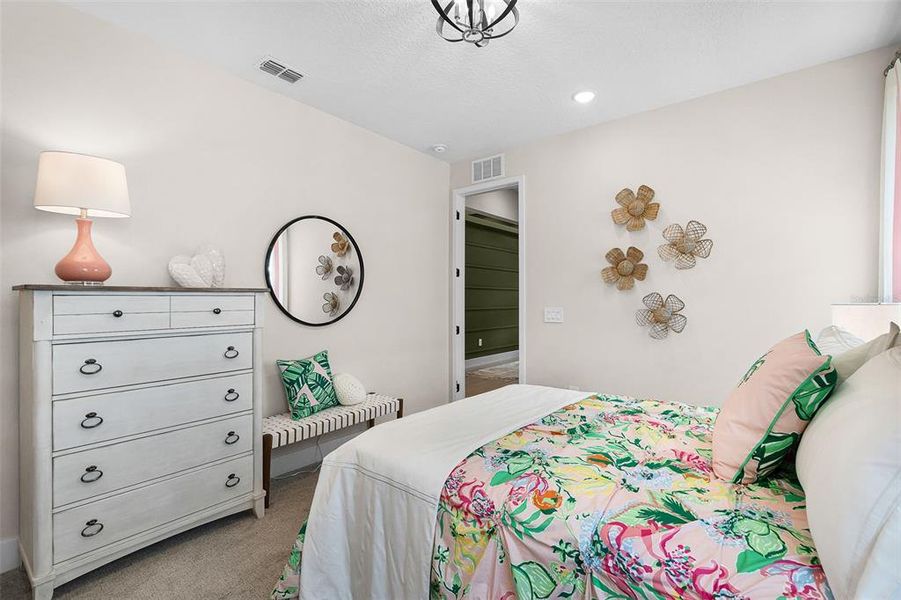 Furnished interior view inside a new home in Eden Crest, Apopka (Image 21). Furnished interior view inside a new home in Eden Crest, Apopka (Image 21).