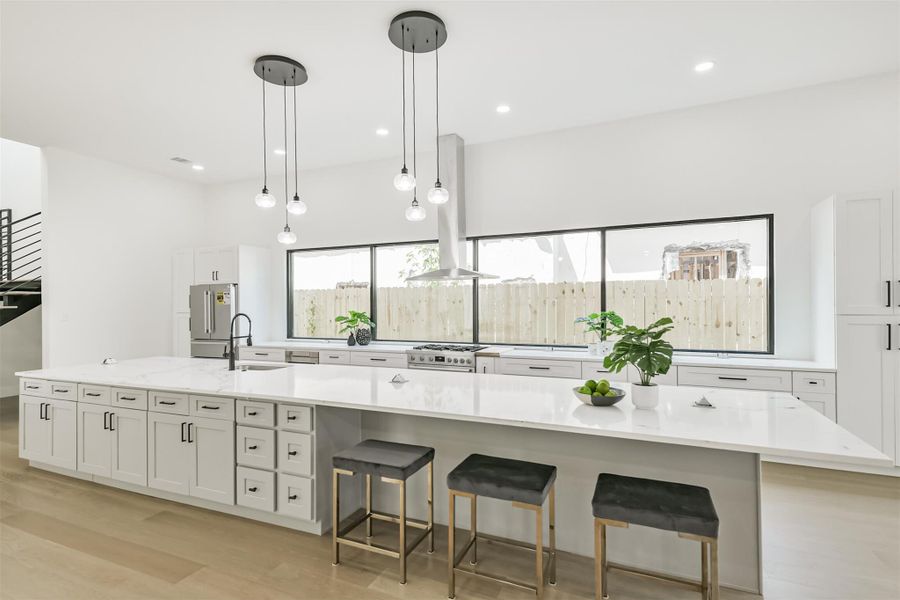 Furnished interior view inside a new home in , Houston (Image 5).