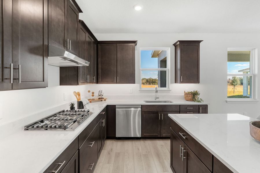 42" Cabinets and Gas Range