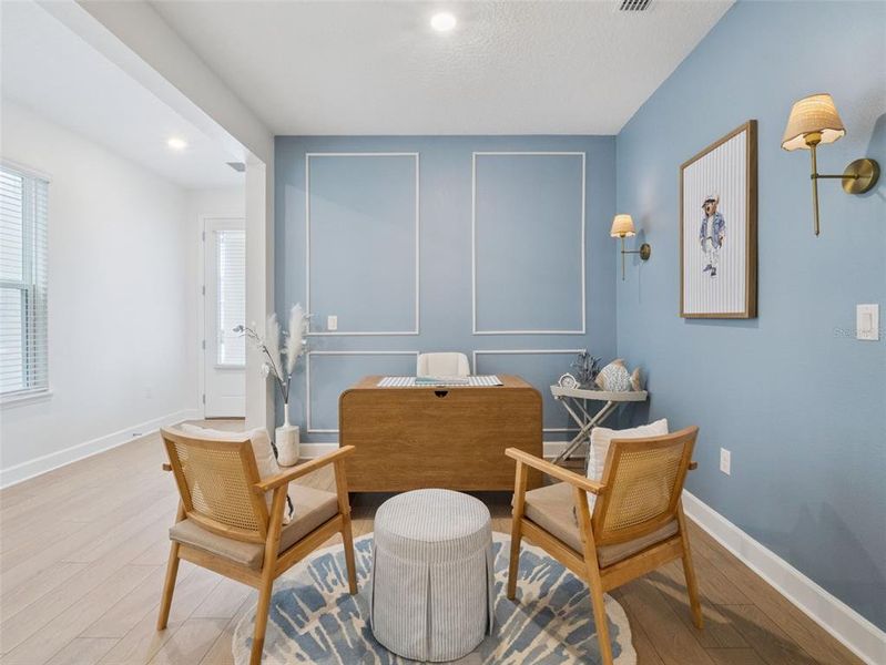 Furnished interior view inside a new home in Harvest at Ovation, Winter Garden (Image 14).