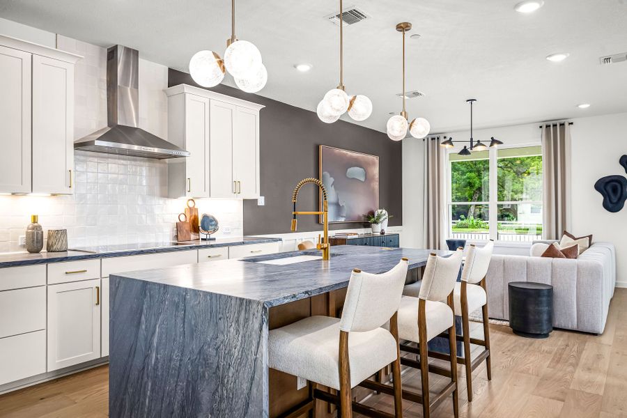 Representative furnished interior of a home built from the Asherton by Pulte Homes in Monarch on Main, Round Rock (Image 6). Representative furnished interior of a home built from the Asherton by Pulte Homes in Monarch on Main, Round Rock (Image 6).