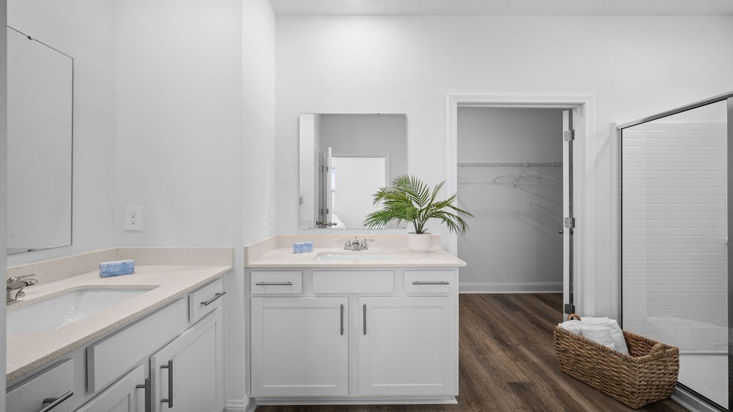Furnished interior view inside a new home in The Lakes at North Glynn, Brunswick (Image 18).