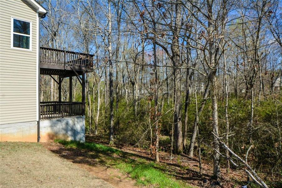 Exterior details and patio area of a home in , Winder (Image 30).