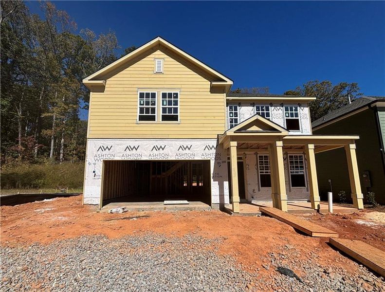 Exterior details and patio area of a home in Creekside, Dawsonville (Image 26).