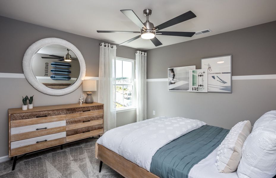 Furnished interior view inside a new home in Providence Oaks, Fuquay Varina (Image 6). Furnished interior view inside a new home in Providence Oaks, Fuquay Varina (Image 6).